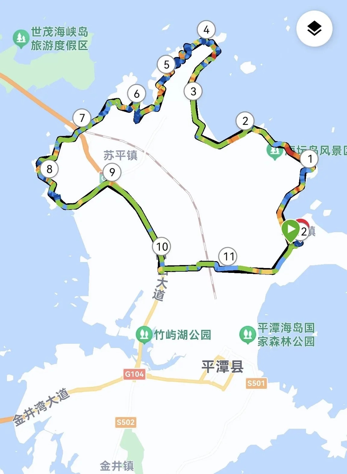 今年平潭赛这个路线挺想去骑的