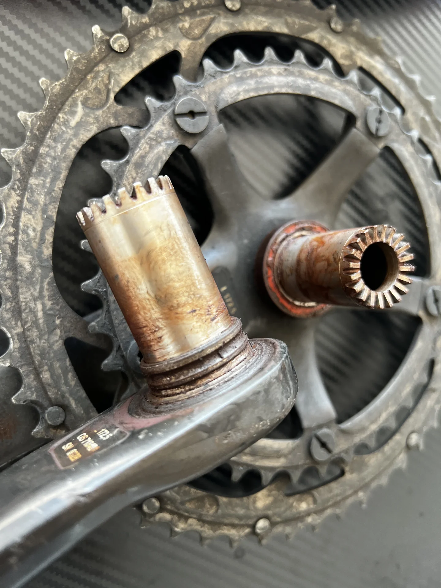 缺乏保养的cput结构牙盘