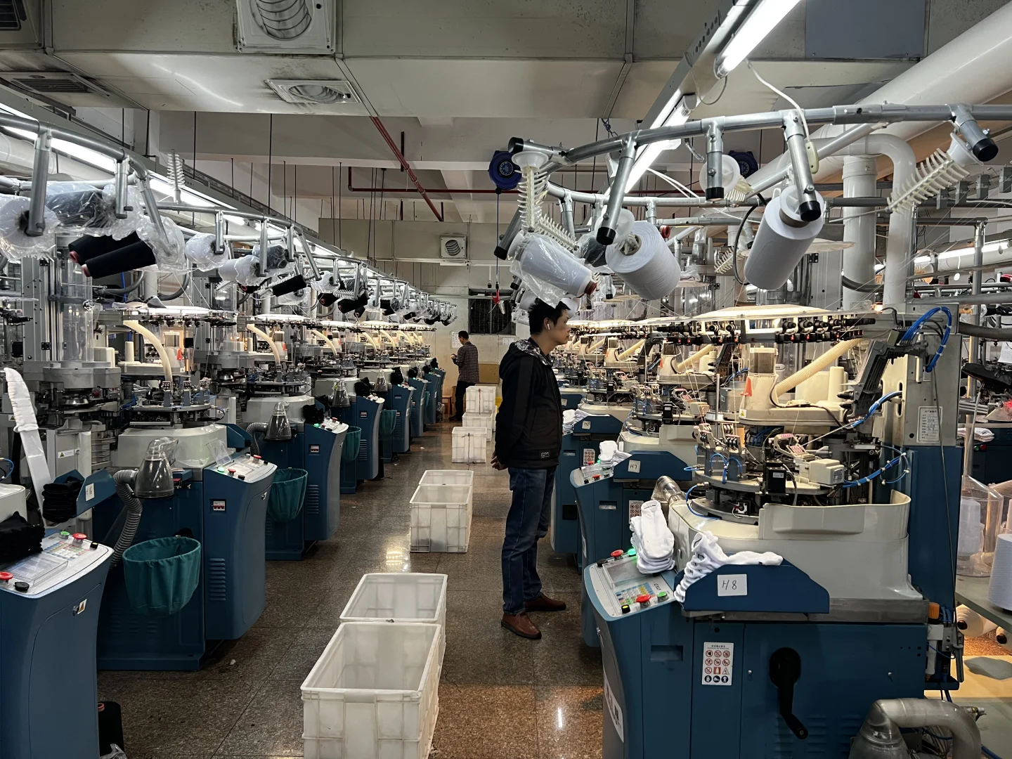 参观某rxxxa袜子的代工厂